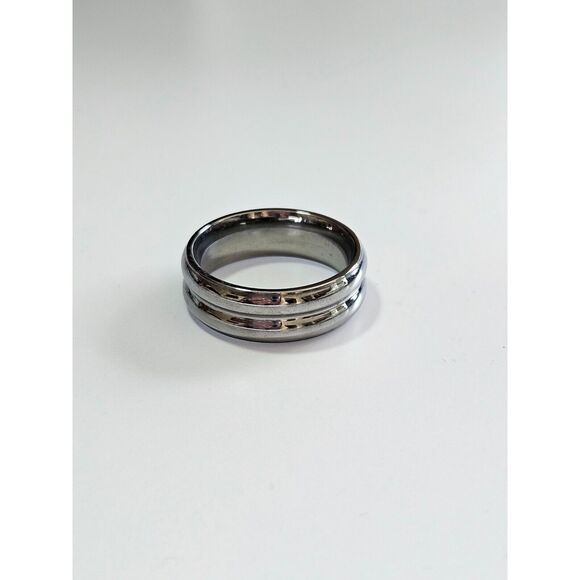 Tungsten Forever silver tone ring size 11.25 - Picture 9 of 12